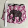 Kosmetiktäschchen Elefant beere/schwarz – Nähset