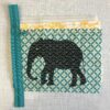 Zipper-Täschchen Nähset kleiner Elefant