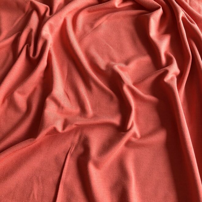 Bambus-Jersey warmes orange
