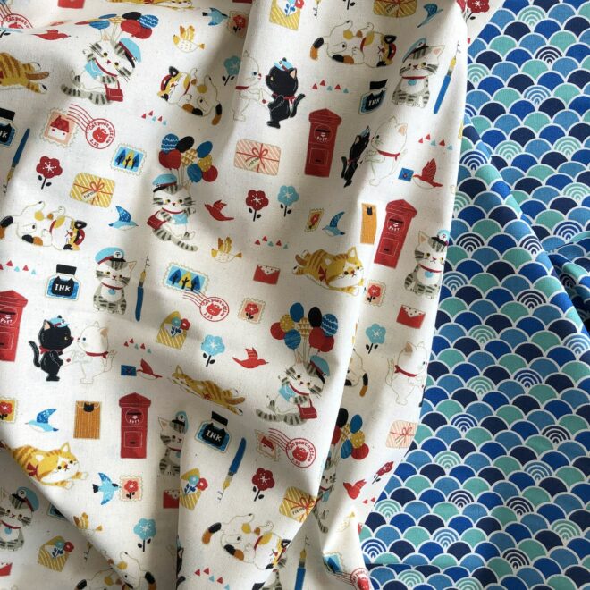 2x 80 cm Baumwollstoff Animals V zB für Bag for Good – Bild 2