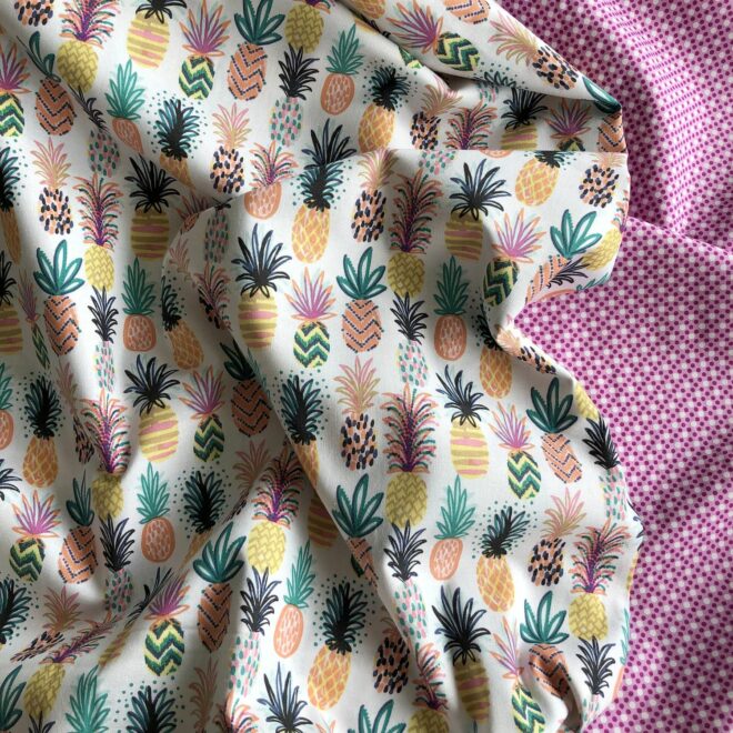 2x 80 cm Baumwollstoff Fruits III zB für Bag for Good – Bild 2