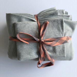 Nähpaket Sweatshirtstoff grau