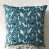 Kissen mit Waldpilzen 50×50 cm mit Inlett