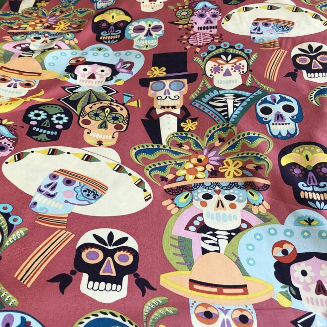 Baumwollstoff Alexander Henry CARITAS CALAVERAS – Bild 3