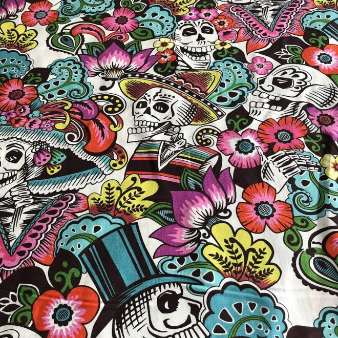 mexikanischer Totenkopfstoff