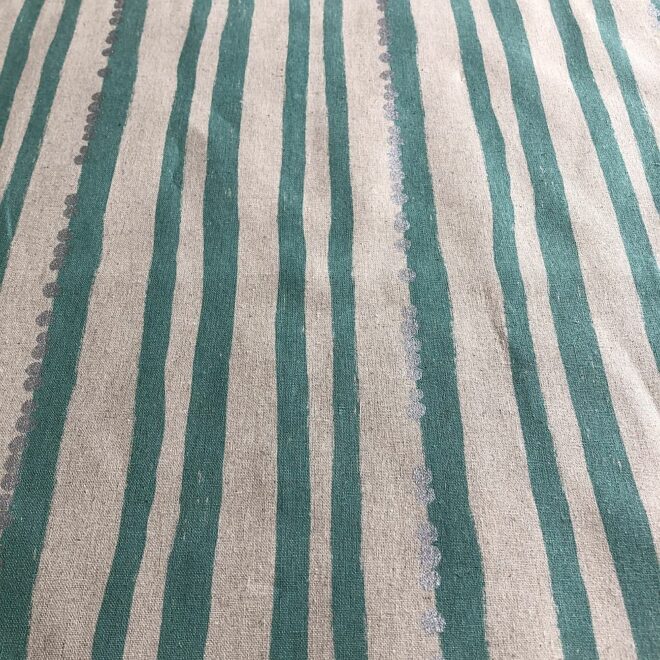 kokka Canvas STRIPE MINT – Bild 3