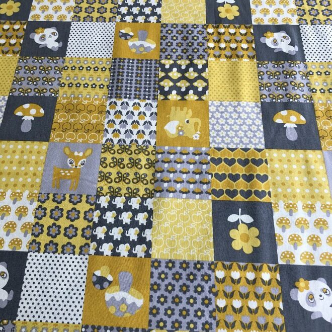 kokka Patchworkstoff FAKE-PATCHWORK – Bild 3