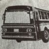 Bus auf japanischem Canvas
