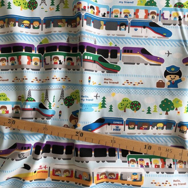 kokka Canvs für Eisenbahnfans