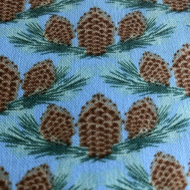 Patchworkstoff MAINE - PINE CONE & TASSEL – Bild 2