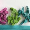 bunte Zipper für Endlosreißverschluss