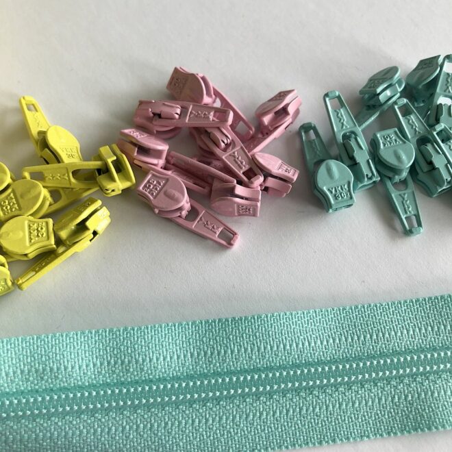 bunte Zipper YKK