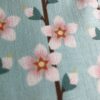 Stoff Pfirsichblüte