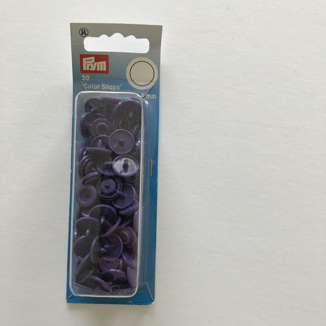 Kunststoffdruckknöpfe lila