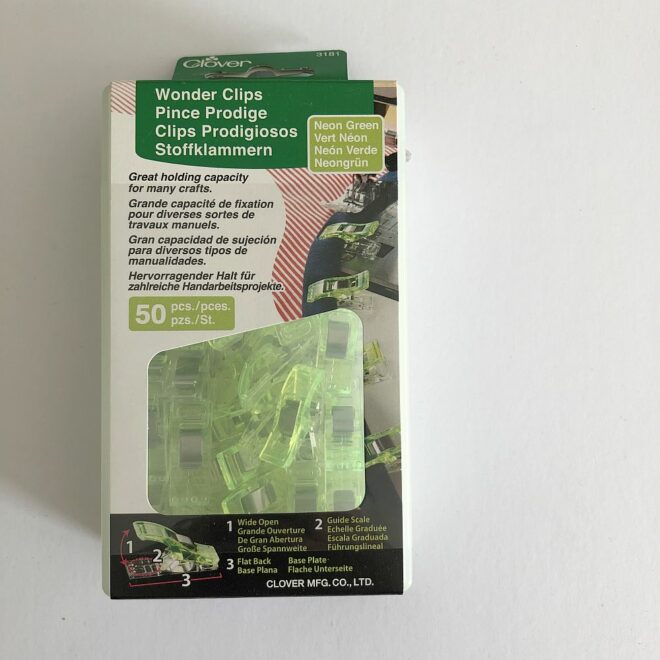 Wonderclips grün 50 Stück Clover