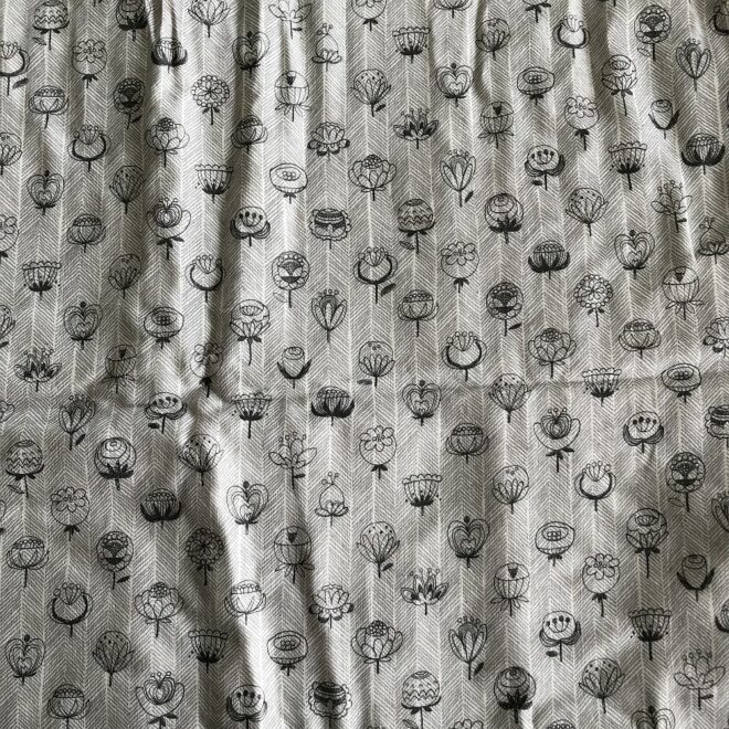 DOUBLE GAUZE BLUMEN ca. 250x110 cm