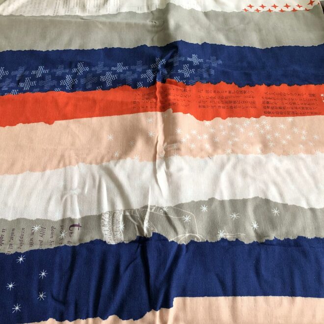 DOUBLE GAUZE STRIPES ca. 175x110 cm