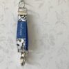 Schlüsselband ORNAMENT BLAU mit Karabiner