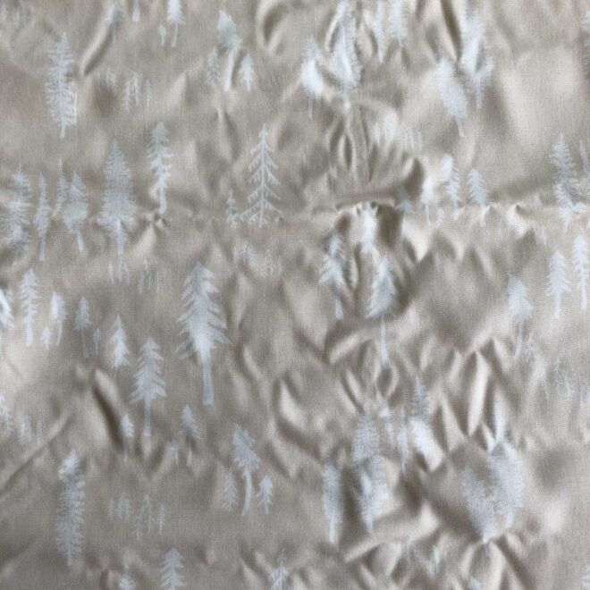 Reststück TANNEN-STOFF ca. 50x110 cm