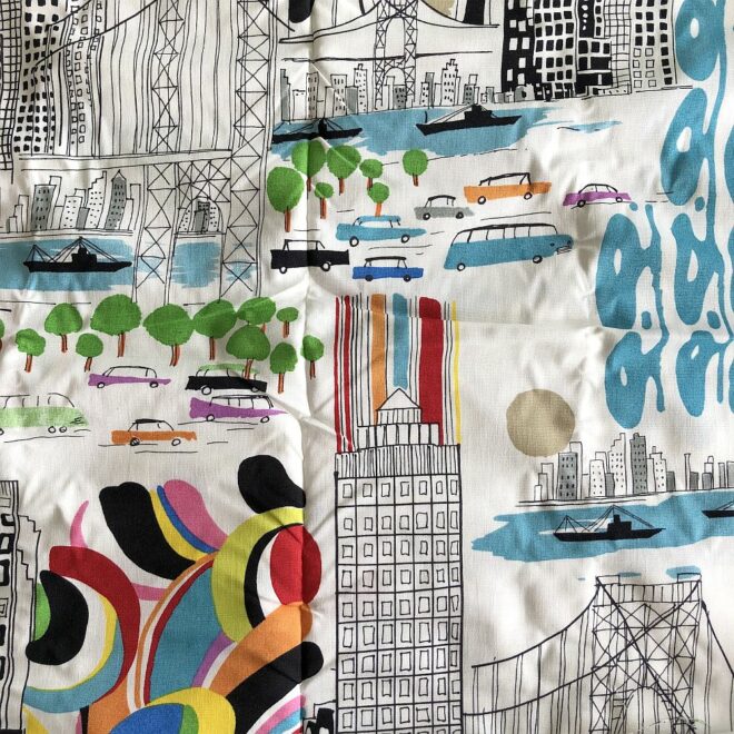 Reststück URBAN-SPRAWL-STOFF ca. 50x110 cm