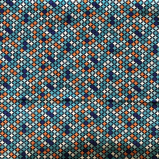 Reststück - Jersey CRISS CROSS ca. 50x140 cm