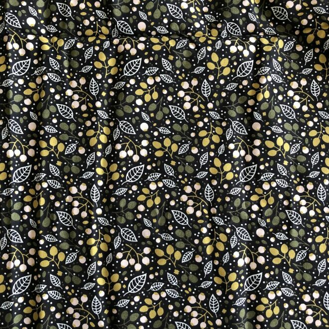 Reststück FOREST TREASURES Stoff ca. 50x140 cm