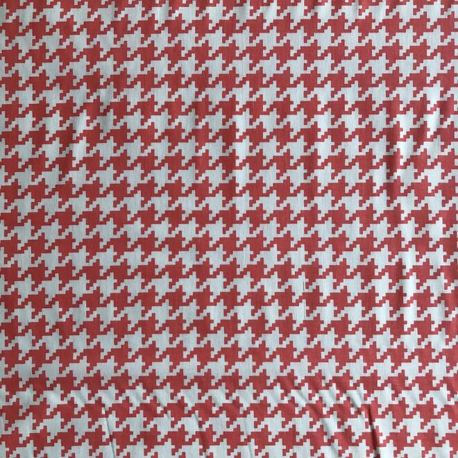 Reststück HAHNENTRITT-STOFF SHELL ca. 125x110 cm