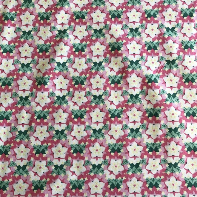 Patchworkstoff WEST VIRGINIA - RHODODENDRON