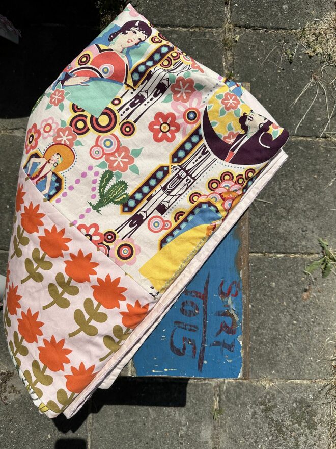 Patchworkdecke im Mexikostyle nähen