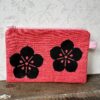 Zippertäschchen mit Blumenprint